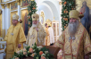 Slujirea Patriarhului în duminica lăsatului sec de carne la biserica „Adormirea Preasfintei Născătoare de Dumnezeu” în Kosino